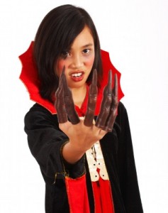 Dracula Girl With Long Fingers