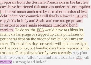 Hemingway analysis of ECB sample