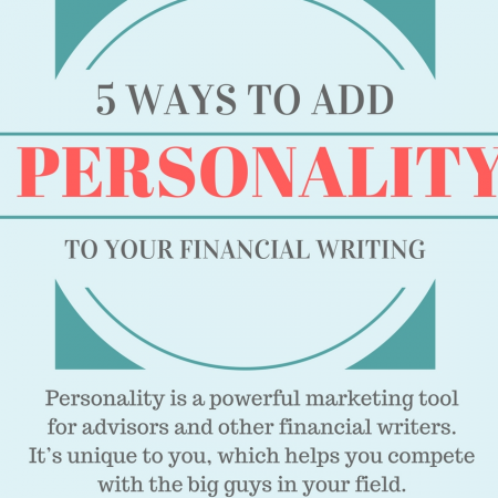 Infographic Ways To Add Personality To Your Financial Writing Susan Weiner Investment Writing