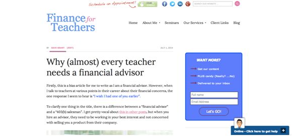 finance for teachers